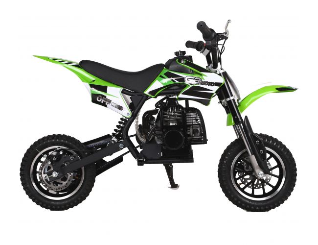 DB01 50cc 2-Stroke Kids Gas Dirt Bike (Green)